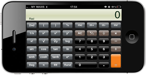 iphone calculator