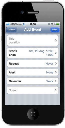 calendar app