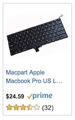 macbook replacement keyboard