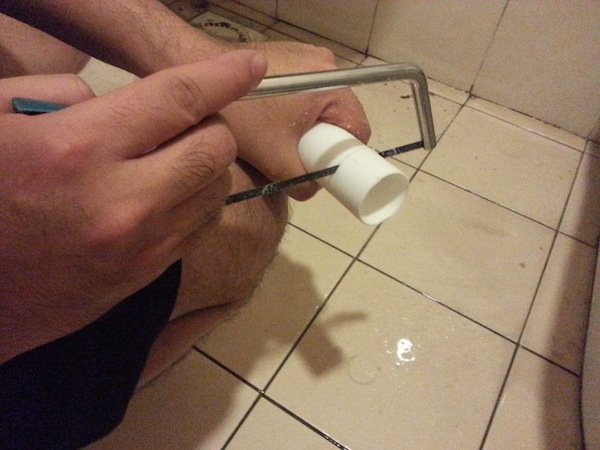 how to replace sink trap