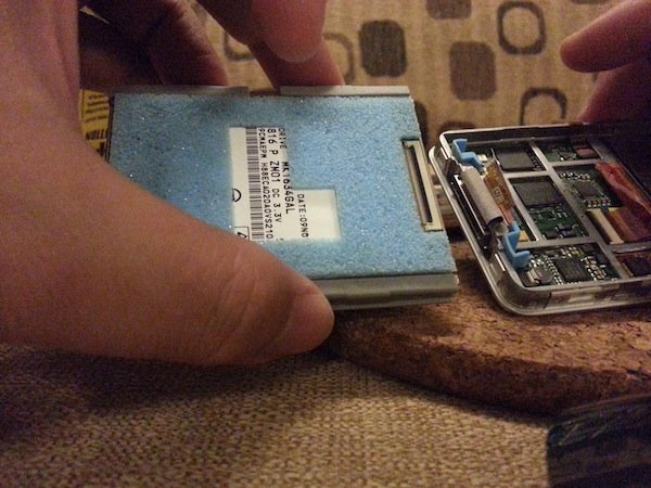 replacing ipod classic hard drive