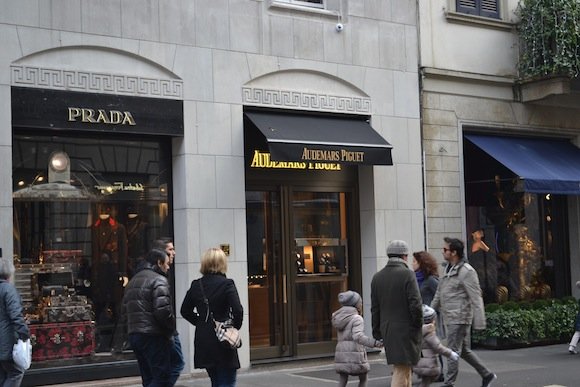 Audemars Piguet boutique in Milan, Italy