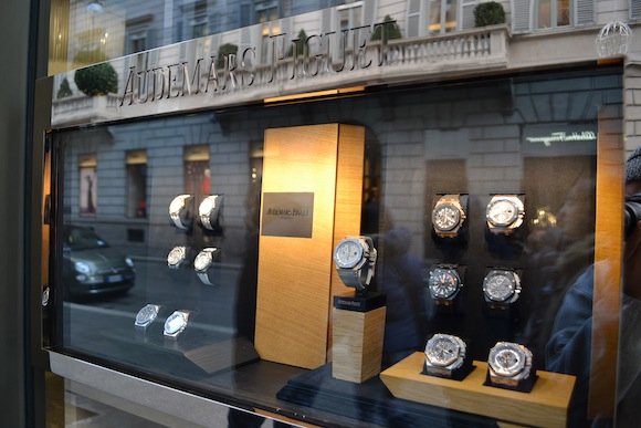 Audemars Piguet boutique in Milan, Italy