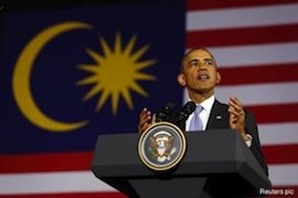 obama visits Malaysia