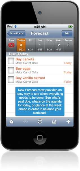 OmniFocus for iPhone