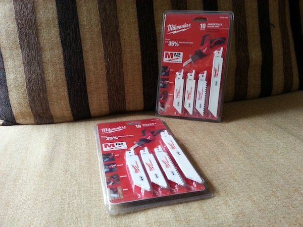 reciprocating saw blade set