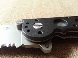 CRKT M16-12Z Tanto tsuba finger guard