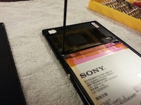 how to open a sony xperia