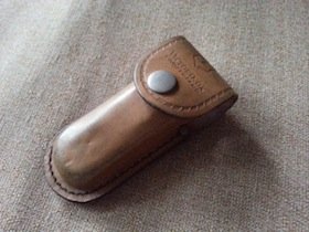 Victorinox brown leather pouch