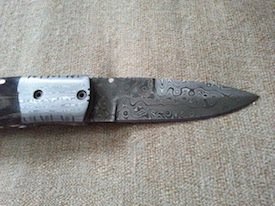 damascus folding knife