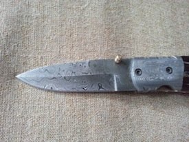 damascus folding knife