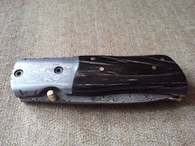 damascus folding knife