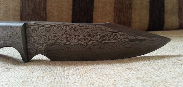 damascus raindrop pattern