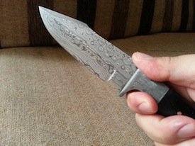 damascus fixed blade