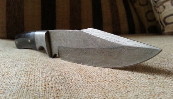 damascus fixed blade