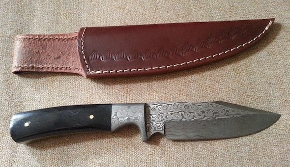 damascus fixed blade