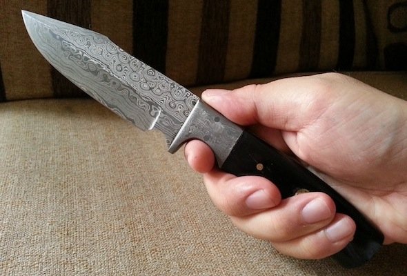 damascus fixed blade