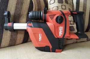 Hilti rotary hammer with vacuum