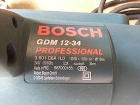 Bosch GDM 12-34 marble saw