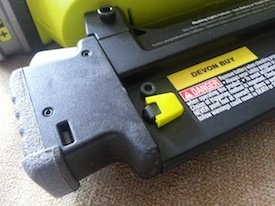 Ryobi P320 brad nailer