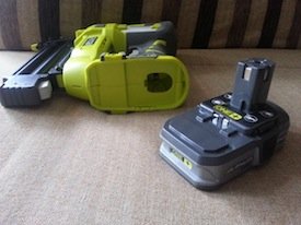 Ryobi P320 AirStrike Brad Nailer Portable Air Powered Nailing