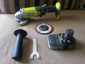 ryobi angle grinder