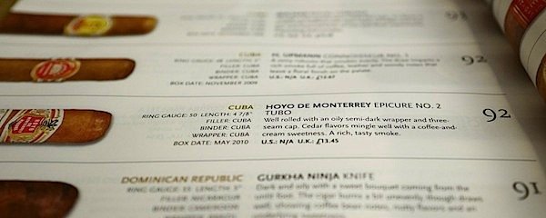 cigar aficionado hoyo de monterrey epicure 2