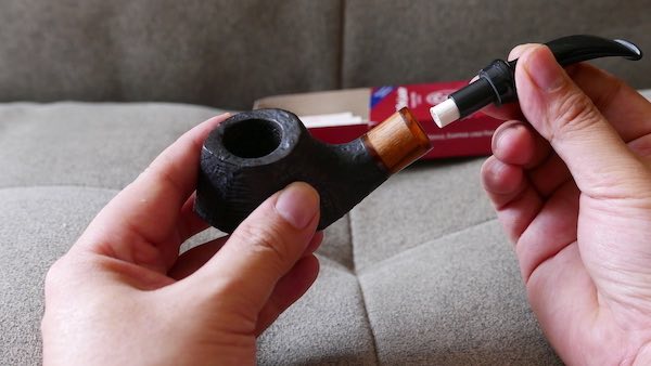 assembling a tobacco pipe