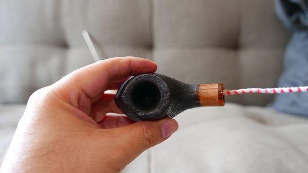 deep clean tobacco pipe
