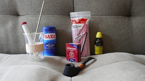how to clean tobacco pipe