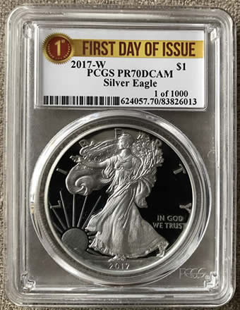 american silver eagle pr70dcam