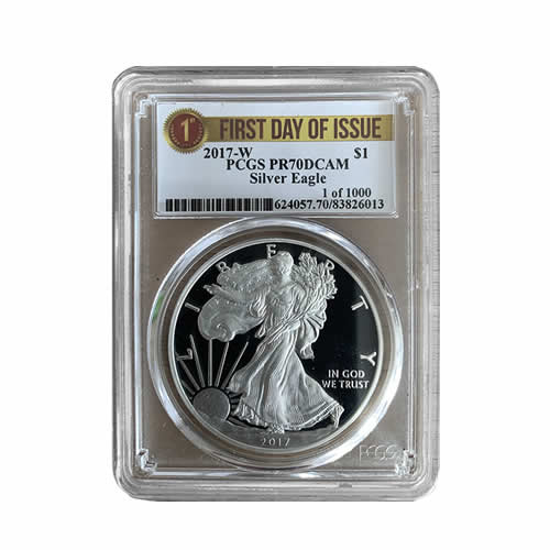 2017-W American Silver Eagle PR70DCAM