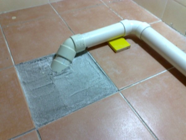 connecting drain pipes