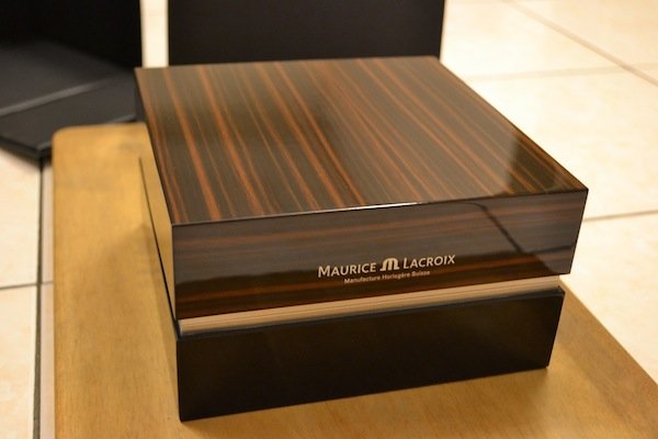 elegant wood veneer box