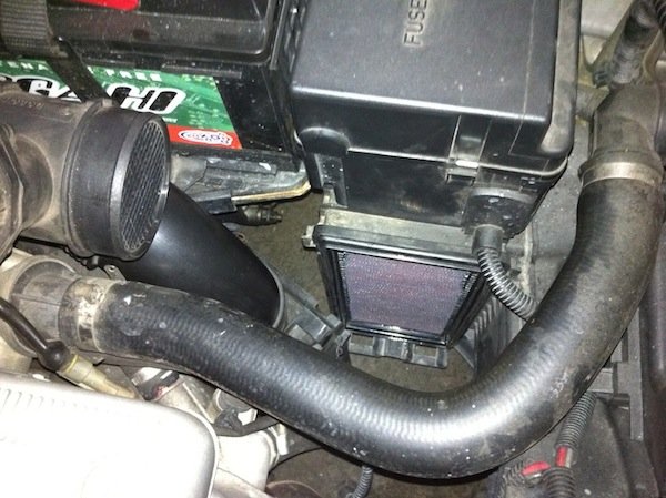 install k&n air filter