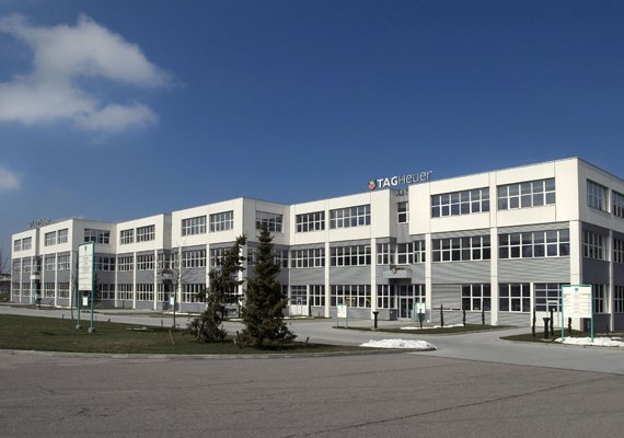 The TAG Heuer Manufacture in La Chaux-de-Fonds, Switzerland