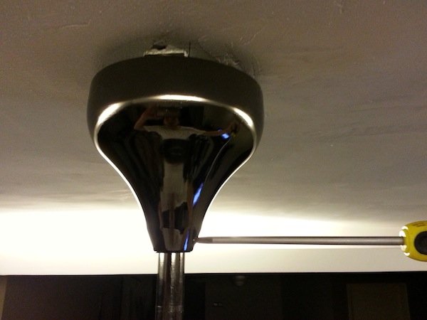 install ceiling fan with light