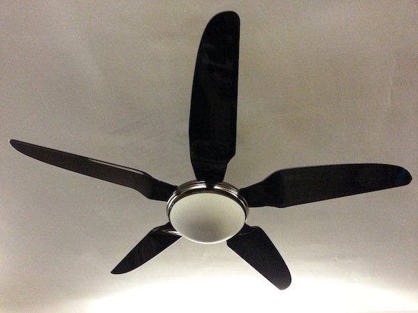 install ceiling fan with light