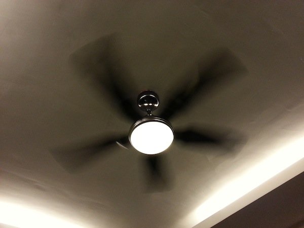 install ceiling fan with light