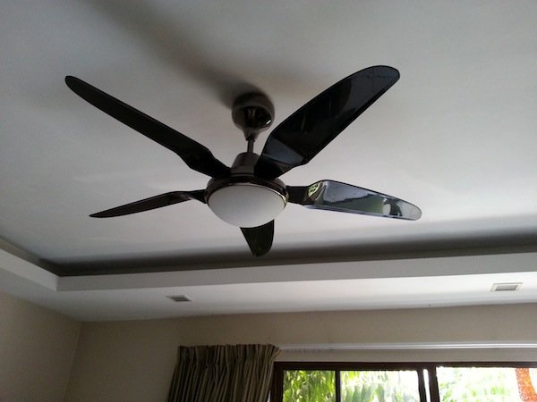 install ceiling fan with light