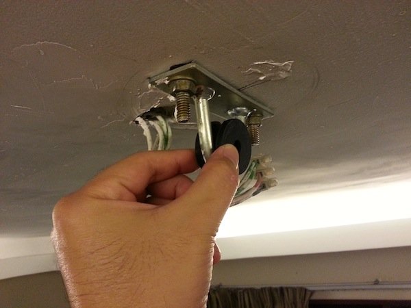 install ceiling fan with light