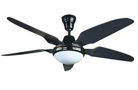 install ceiling fan with light