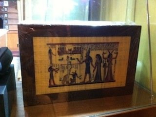 Humidors are very expensive items - this one with Egyptian motif costs RM18,000.