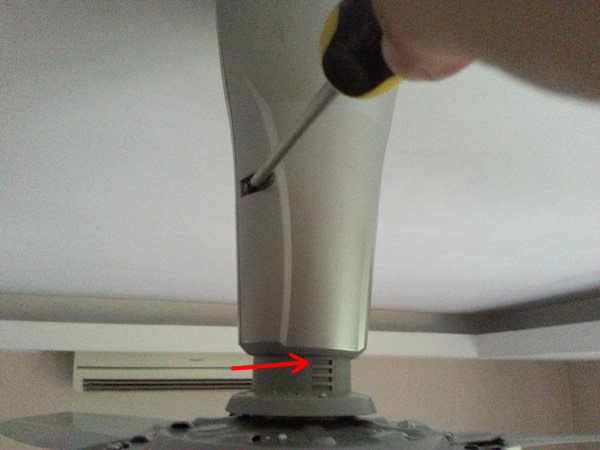 how to install a Panasonic ceiling fan