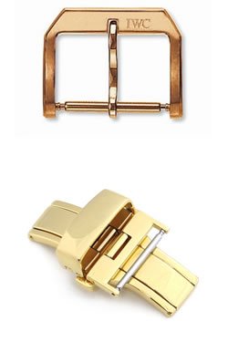 Pin Buckle (top) vs. Deployant Buckle (above)