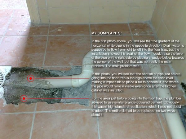 connecting drain pipes